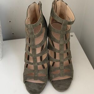 Marc Fisher Olive Strappy Heels
